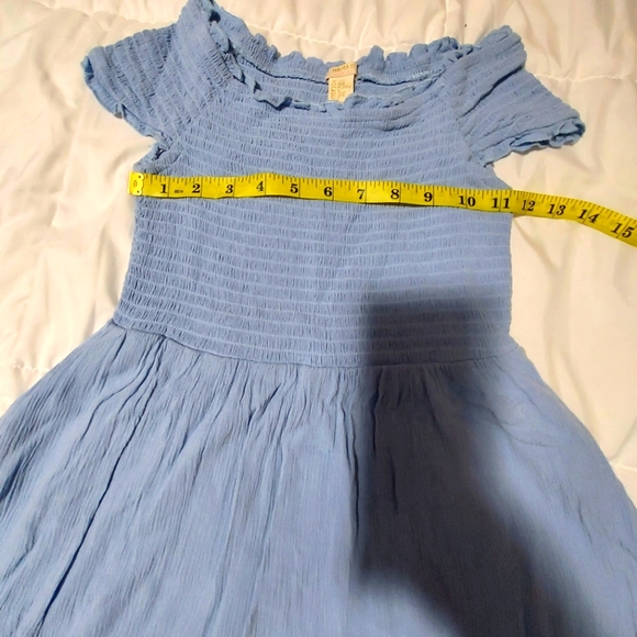 Blue dress with pockets - Picture 2 of 4
